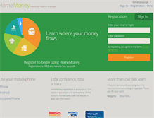 Tablet Screenshot of homemoney.it